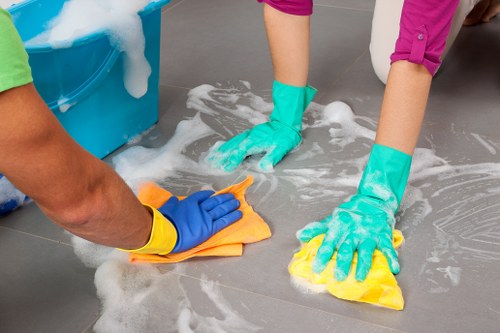 Professional curtain cleaning process